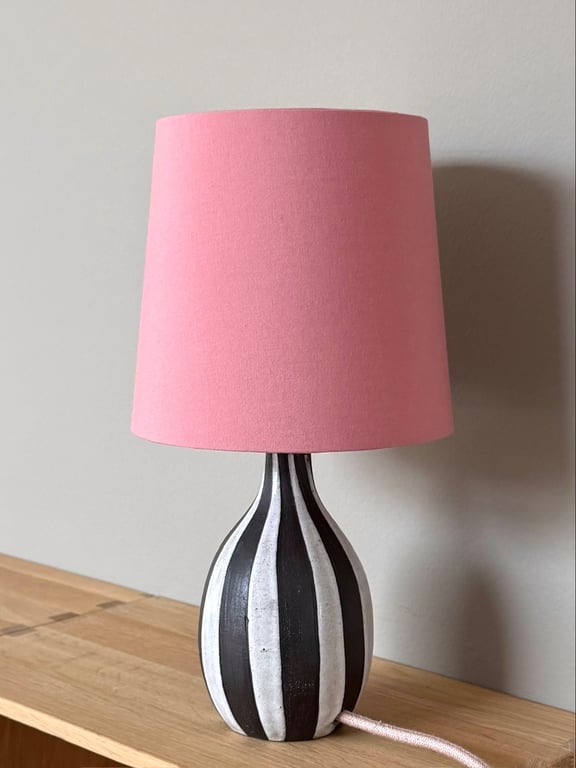 Upcycled vintage bordlampe - Michael Andersen Keramik