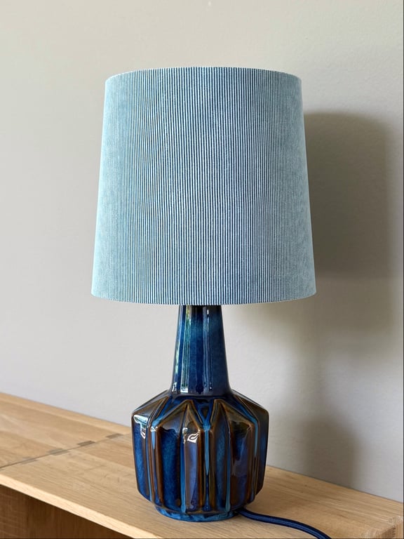 Upcycled vintage bordlampe - Søholm Keramik