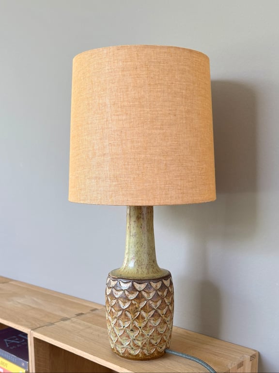Upcycled vintage bordlampe - Søholm Keramik