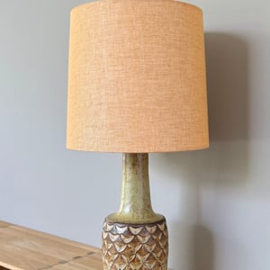 Upcycled vintage bordlampe - Søholm Keramik – produktbillede