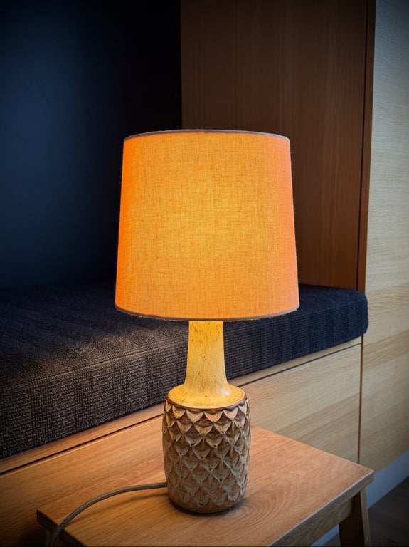 Upcycled vintage bordlampe - Søholm Keramik billede 3