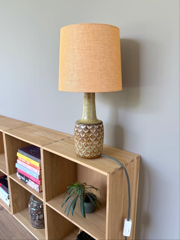 Upcycled vintage bordlampe - Søholm Keramik billede 4