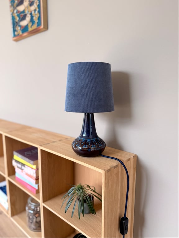 Upcycled vintage bordlampe - Søholm Keramik billede 5