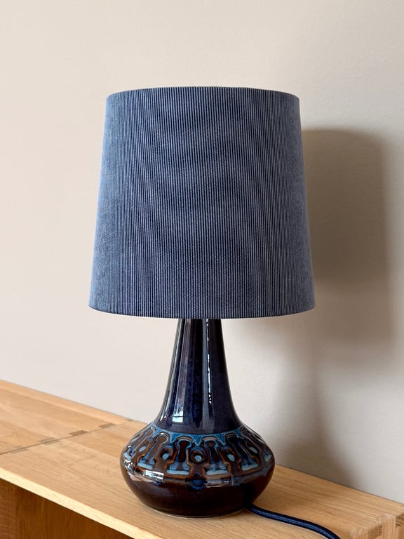 Upcycled vintage bordlampe - Søholm Keramik
