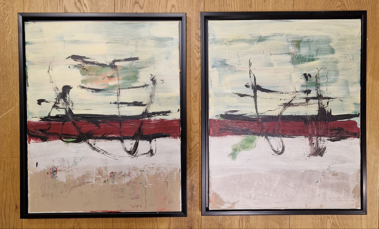 #1379 som sæt 2 stk. a 50x40 cm billede 2