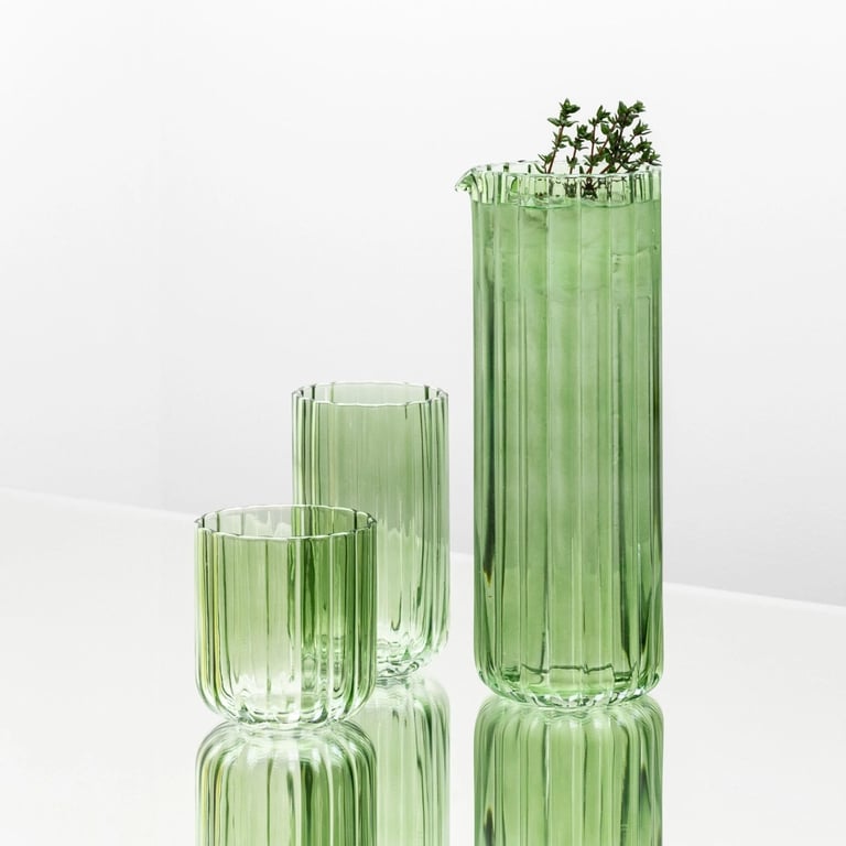 Glas 460 ml grøn billede 5