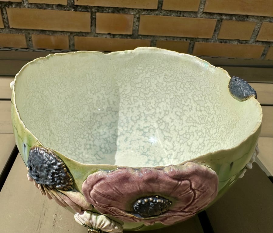 Stor blomsterskål billede 5