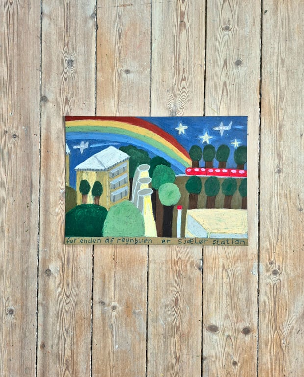 For enden af regnbuen er Sjælør station 