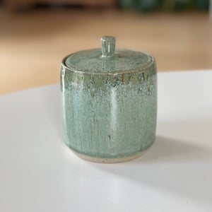 Lågkrukke, kobbergrøn – produktbillede