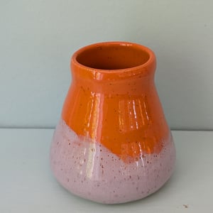 Vase orange/lilla – produktbillede
