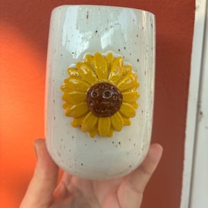 Solsikke vase – produktbillede