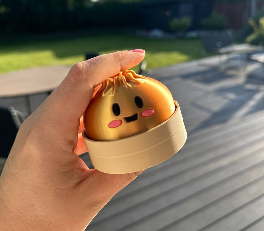 Dumpling med kliklyd og nøglering billede 3