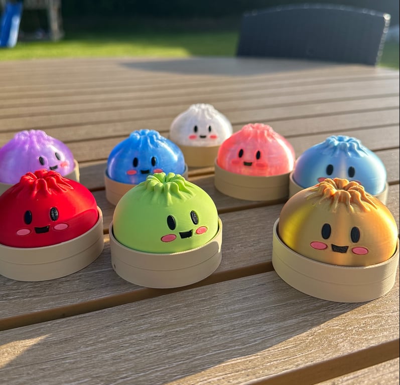 Dumpling med kliklyd og nøglering