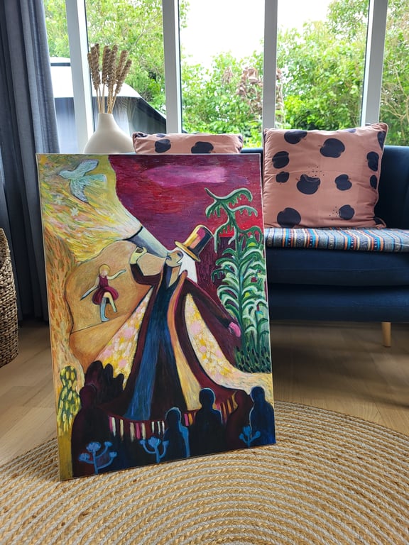 Forvandlingens ringmaster - 50x70 cm billede 5