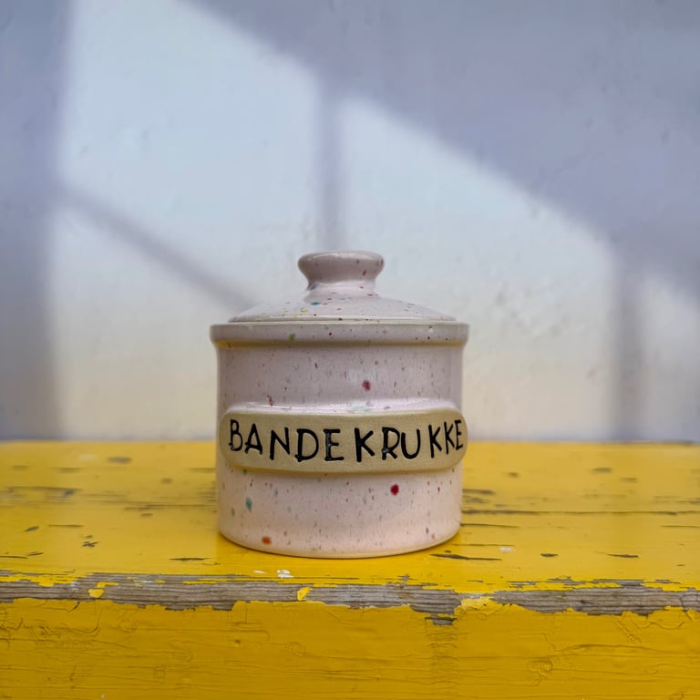 Bandekrukke lyserød sprinkle 