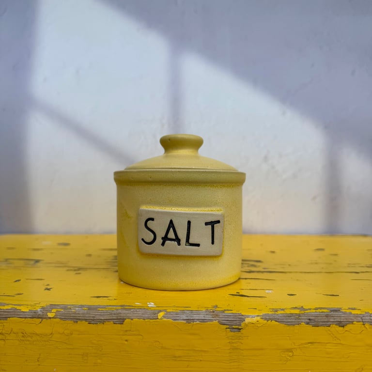 Saltkrukke gul