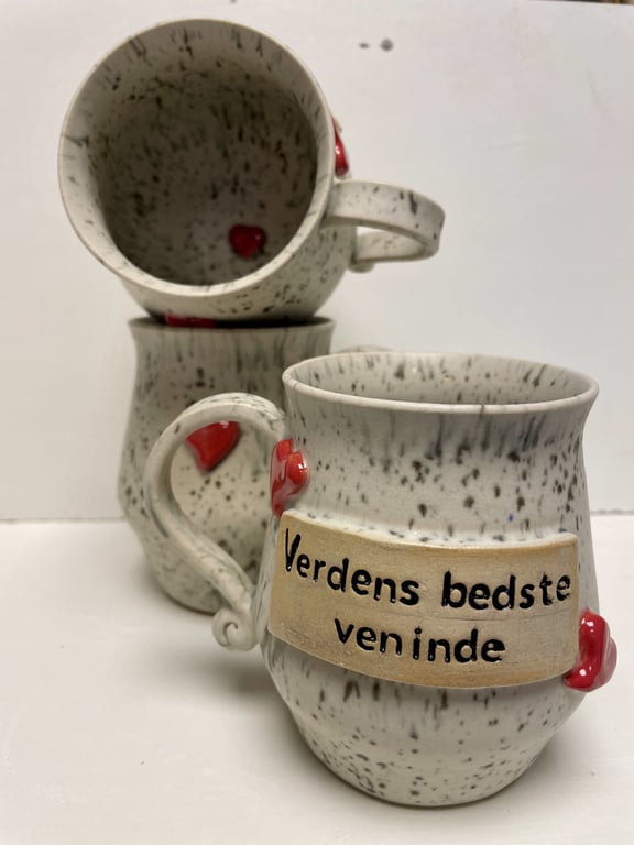 Keramik krus med tekst, Verdens bedste veninde billede 2
