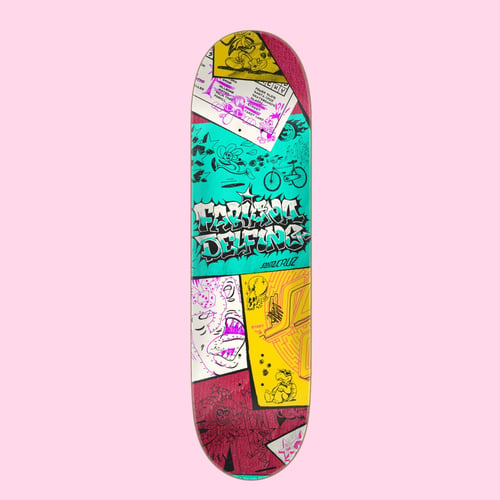 Santa Cruz, Fabiano Delfino Scribble deck, 8.25" (1)