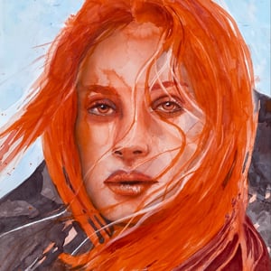 On fire – 31 cm x 41 cm – produktbillede