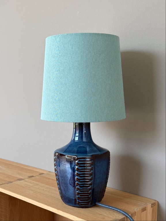Upcycled vintage bordlampe - Søholm Keramik