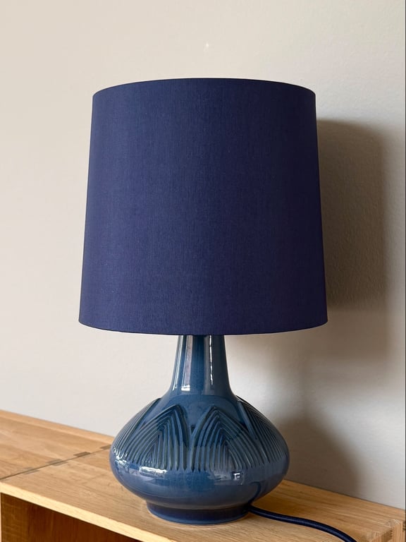 Upcycled vintage bordlampe - Søholm Keramik