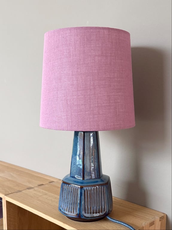 Upcycled vintage bordlampe - Søholm Keramik