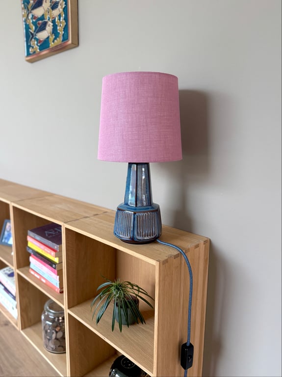 Upcycled vintage bordlampe - Søholm Keramik billede 4