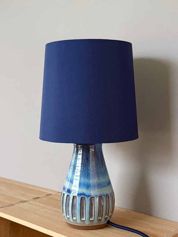 Upcycled vintage bordlampe - Michael Andersen Keramik