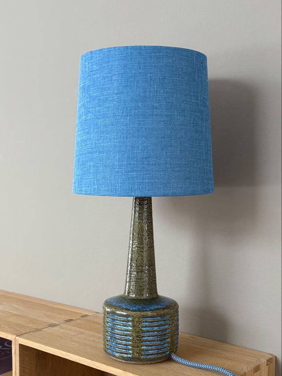 Upcycled vintage bordlampe - Palshus Keramik