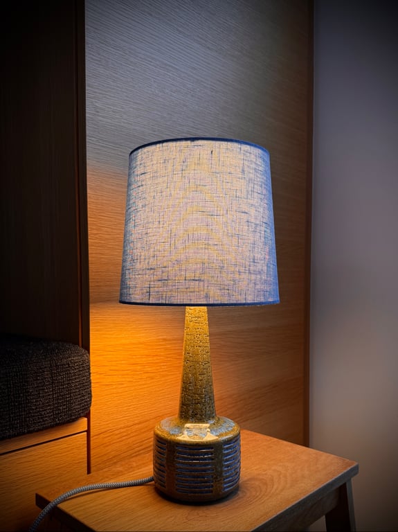 Upcycled vintage bordlampe - Palshus Keramik billede 3