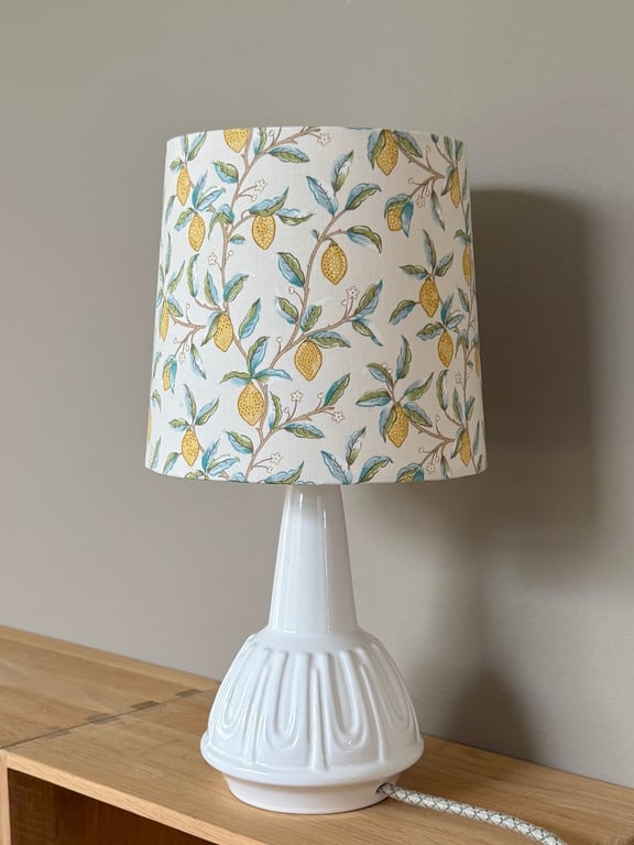 Upcycled vintage bordlampe - Søholm Keramik