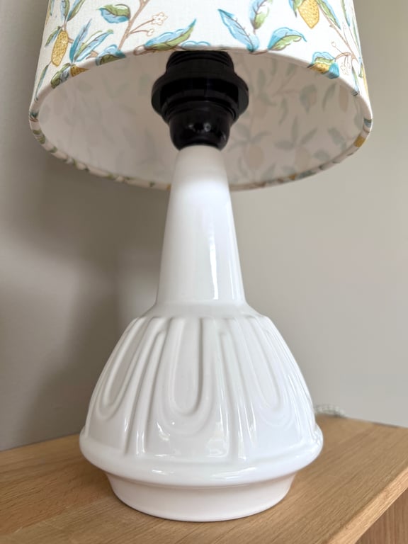 Upcycled vintage bordlampe - Søholm Keramik billede 2