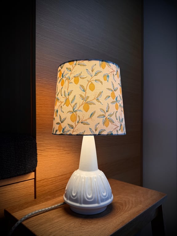 Upcycled vintage bordlampe - Søholm Keramik billede 4