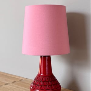 Upcycled vintage bordlampe - Søholm Keramik – produktbillede