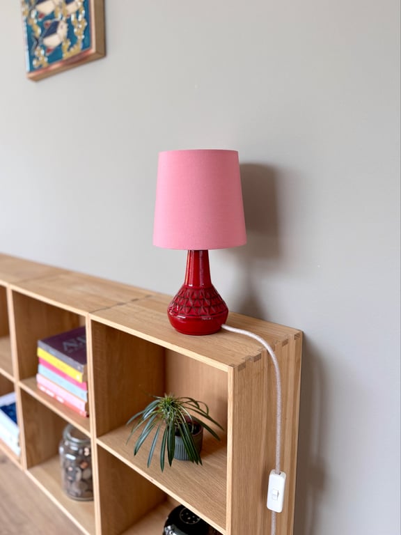 Upcycled vintage bordlampe - Søholm Keramik billede 5