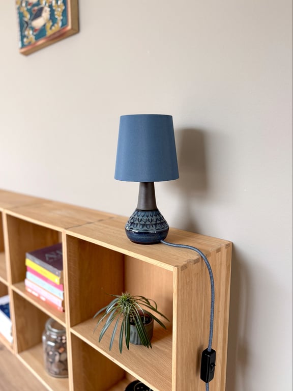 Upcycled vintage bordlampe - Søholm Keramik billede 4