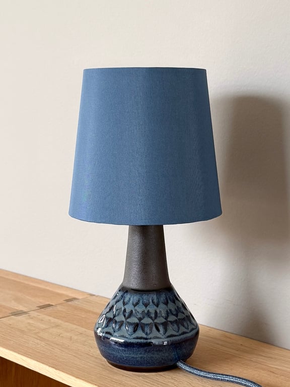 Upcycled vintage bordlampe - Søholm Keramik