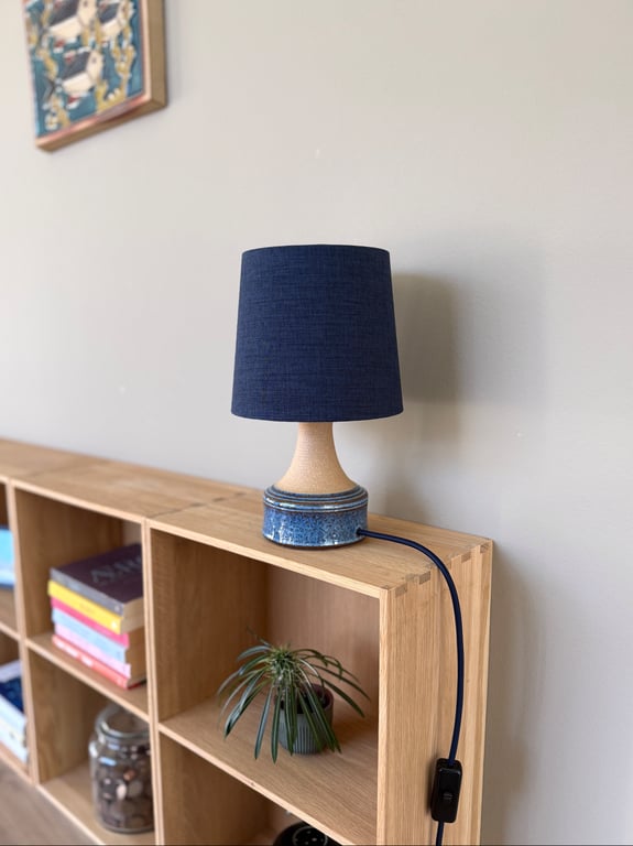 Upcycled vintage bordlampe - Søholm Keramik billede 4