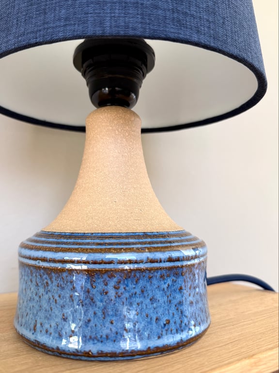 Upcycled vintage bordlampe - Søholm Keramik billede 2