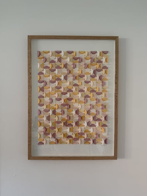 50x70cm, EKKO, relief, indrammet  (3)