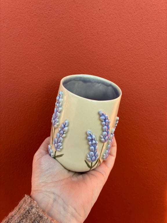 Vase med lavendler billede 2