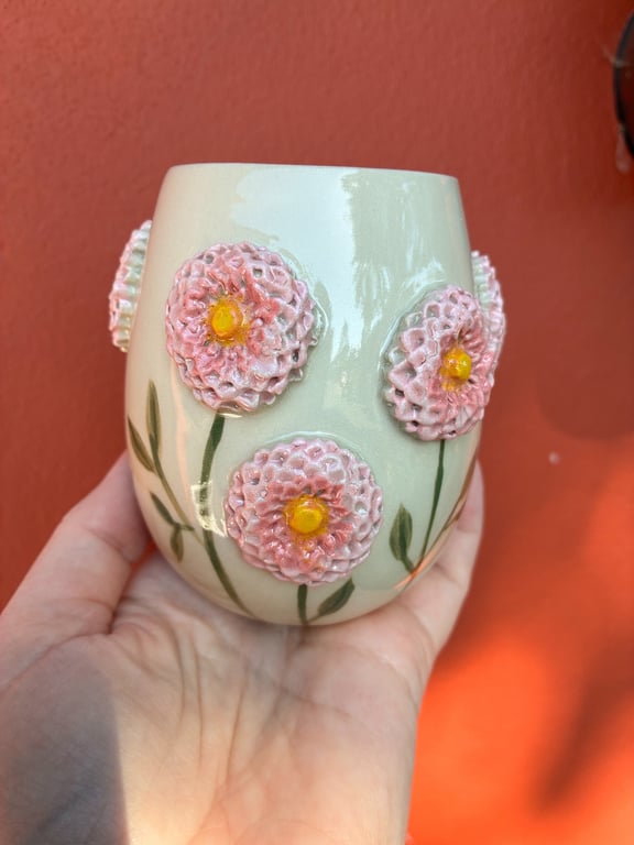 Vase med pæoner billede 3