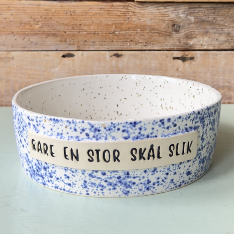 Bare en stor skål slik