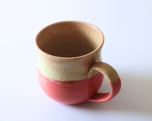 Kop - Lyserød og creme (2)