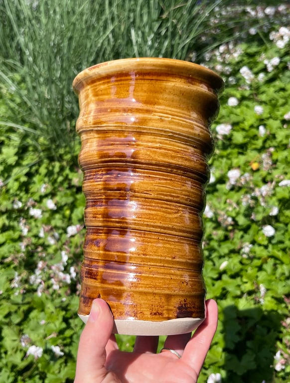 Vase, brun (DH) billede 2