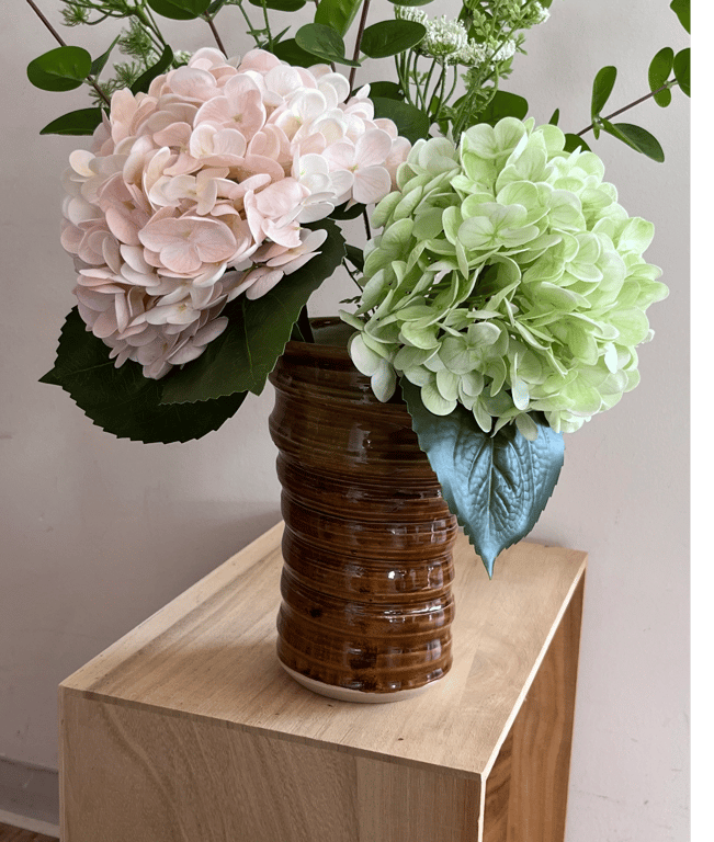 Vase, brun (DH)