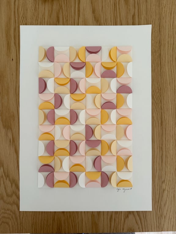 A3, EKKO, relief, indrammet  billede 3