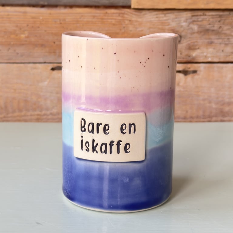 Bare en iskaffe