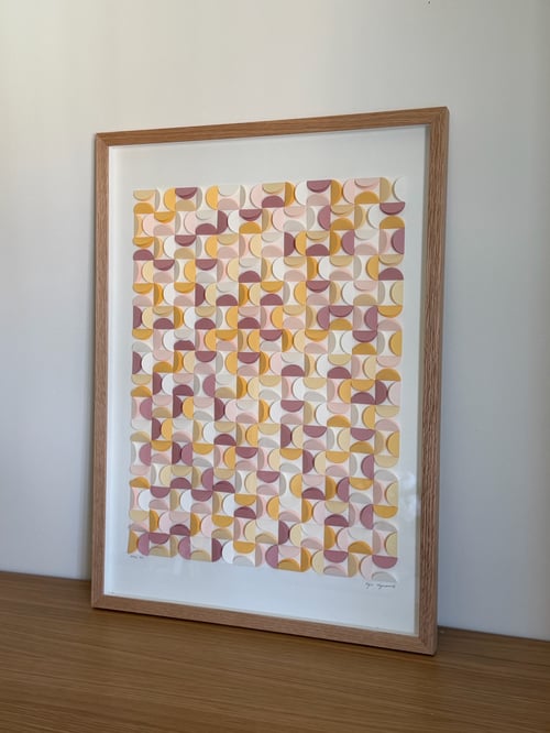 50x70cm, EKKO, relief, indrammet  (5)