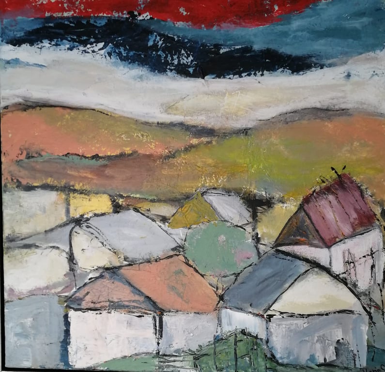 Færøske huse (50 x 50)